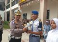 Lewat Police Goes To School, Dirlantas Polda Riau Kunjungi SMA Taruna Mandiri Pekanbaru
