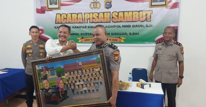 Pisah Sambut Kapolsek Kampar Kiri di Hadiri Camat
