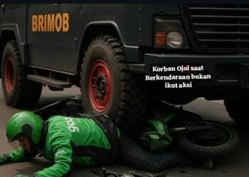 Affan, Ojol Pengantar Pesanan Digiling Mobil Taktis Bromob