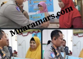 Ditlantas Polda Riau Gelar Bakti Sosial, 200 Paket Sembako Dibagikan