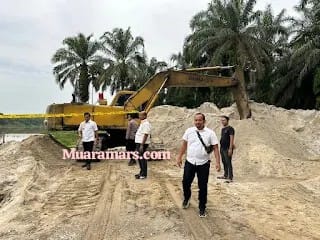 Satreskrim Polres Kampar Sikat Tiga TKP Penambang Galian C di Tambang!