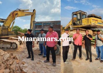 Polres Kampar Sikat Tambang Ilegal, Dua Orang dan Alat Ekcavator di Tangkap