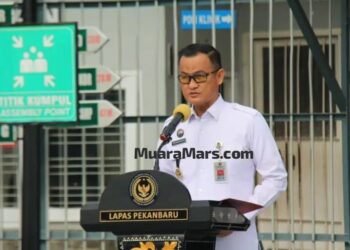 Kalapas Klas IIA Pekanbaru Pimpin Upacara Peringatan Hari Kesaktian Pancasila