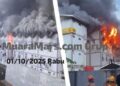 IKN Terbakar, Puluhan Pekerja di Evakuasi