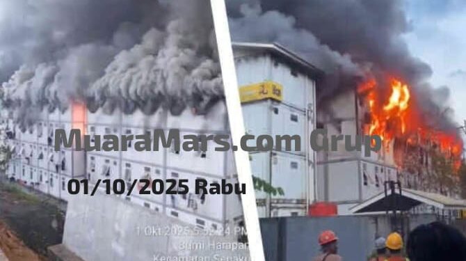 IKN Terbakar, Puluhan Pekerja di Evakuasi