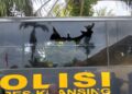 Penertiban PETI di Cerenti Ricuh, Tiga Unit Mobil Kapolres Kuansing di Rusak Warga