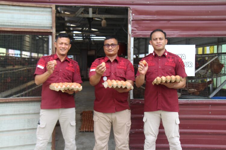 Wujudkan Ketahanan Pangan Nasional, Lapas Pekanbaru Raih Prestasi: Produksi Telur Ayam 300 Butir per Hari