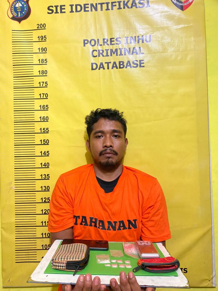 Polsek Kelayang Ungkap Dua Kasus Narkoba di Dua Kecamatan, Satu Tersangka Karyawan Perusahaan Sawit