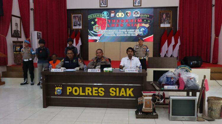 Pembunuh Sadis di Perawang Barat, Ditangkap Satreskrim Polres Siak