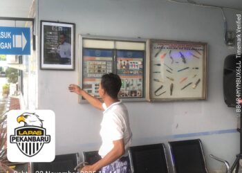 Lapas Pekanbaru Terus Pembenahan Fasilitas Kantor di Bawah Komando Kalapas Yuniarto