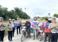 Ops Zebra 2025″ Satlantas Polres Siak Sebar Leaflet & Stiker, Kasa Lantas
