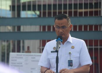 Apel Pagi Rutin Kalapas Kelas IIA Pekanbaru, Tekankan Kedisiplinan dan Tanggung Jawab Petugas