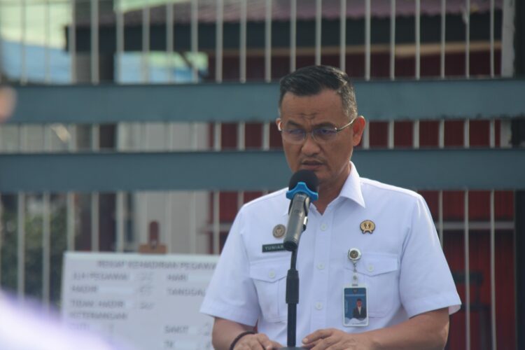 Apel Pagi Rutin Kalapas Kelas IIA Pekanbaru, Tekankan Kedisiplinan dan Tanggung Jawab Petugas