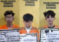 Satreskrim Polres Kampar, Sikat Tiga Orang Pelaku Pengeroyokan