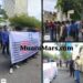 HMI Riau – Kepri dan KAMMI Wilayah Riau Unjuk Rasa (Unras) di Gerbang Kantor Gubernur Riau