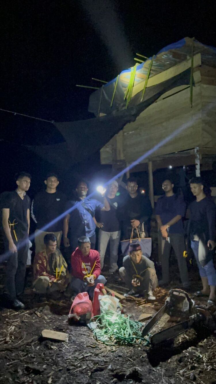 Tiga (3) pelaku Illegal logging di Tangkap Unit Tipidter Polres Bengkalis” Big Bos Putra Melanggang Bebas