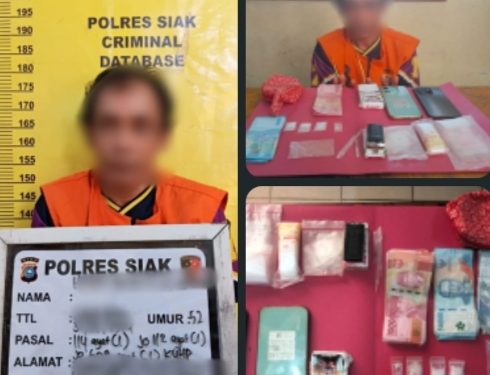 Polsek Bungaraya Ungkap Peredaran Sabu 2,08 Gram di Pusako, Seorang Pengedar Diamankan