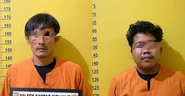 Polsek Kampar Kiri Hilir Tangkap Dua Pelaku Pengeroyokan 1 Kabur