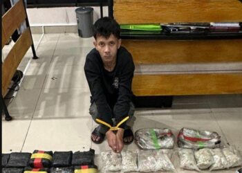 Polisi Bongkar Peredaran 18 Kg Sabu Jaringan Internasional Malaysia – Indonesia di Riau