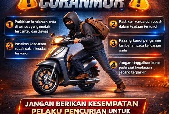 Polsek Tambang Sikat 2 Orang Pelaku Curanmor di Mesjid