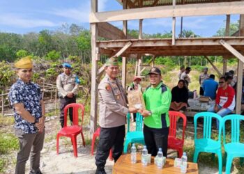 Dukung Swasembada Pangan, Polsek Kampar Tanam Jagung Kuartal II
