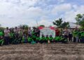 Dukung Ketahanan Pangan, Polsek Kampar dan Masyarakat Tanam Jagung Kuartal II