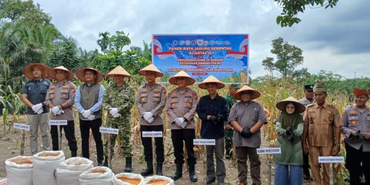 Kapolsek Kampar AKP Asdisyah Mursyid SH Antar Langsung Hasil Panen Petani ke Bulog