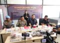 Polda Riau Gagalkan Peredaran 6,94 Kg Sabu dan 969 Cartridge Etomidate Senilai Rp9,8 Miliar