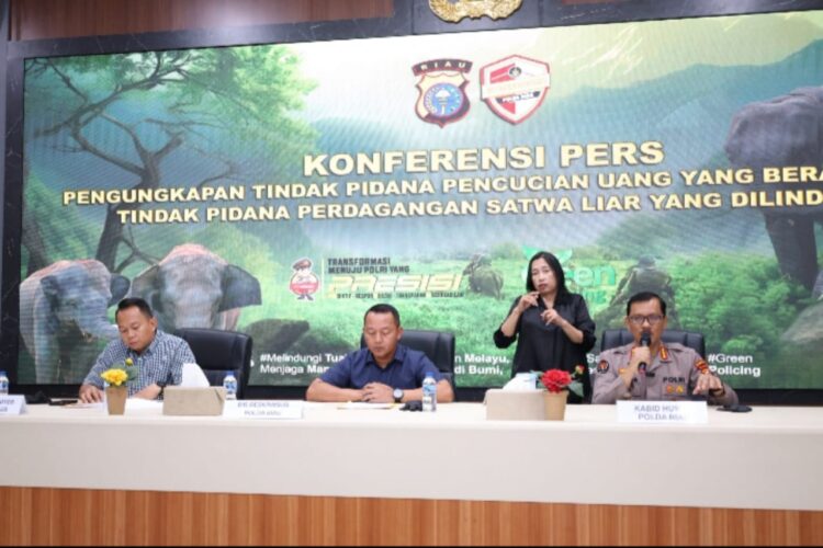 Polda Riau Tangkap TPPU Perdagangan Satwa, Dua Orang di Tangkap
