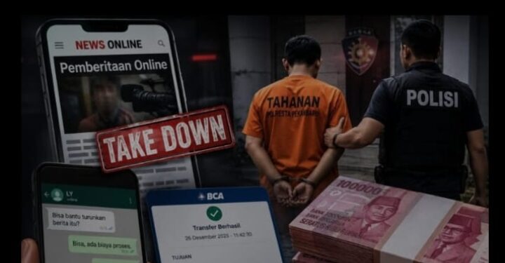 Modus Take Down (Hapus) Berita Rp.35 Juta Terbongkar, Pelaku Ditangkap Polisi